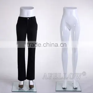 Glossy White Torso Female Trousers Mannequins thumbnail-1