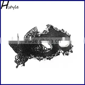 Beautiful Girl Model With Feather Design Party Masks Party&Event Type Masks SCM0030 thumbnail-1