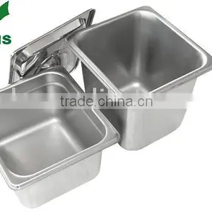 1/6 4" Anti-jamming Gastronorm Pan thumbnail-1