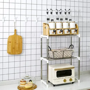 Stainless Steel Easy to Assemble Floor-standing Shelf thumbnail-2