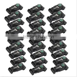 50PCS Side Buckle Whistle Compass Flint Fire Starter Scaper fr Paracord Bracelet thumbnail-1