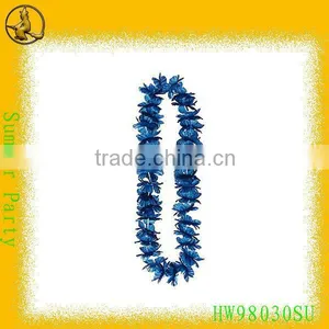 Blue Fashion Polyester Hawaii Flower Leis Made in China thumbnail-1