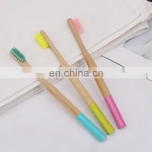 CE OEM Natural Wood Bamboo Carbon Biodegradable Toothbrush thumbnail-3