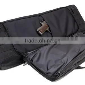 36 Double Rifle Case - 36" Padded Long Gun Case & Rifle Storage Backpack With Molle Pouches, Integrated Pistol Cases thumbnail-5