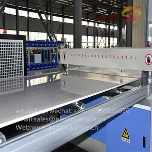 PVC BOARD PRODUCTION LINE | PVC CRUST FOAM BOARD EXTRUSION LINE | PVC FOAMING BOARD MACHINE PVC FOAM BOARD PRODUCTION LINE thumbnail-4