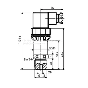 Low Cost Original Siemens Pressure Transducer Sensor 7MF1567 1565 thumbnail-3
