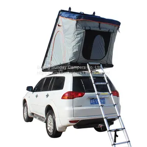 New Style Custom Outdoor 4wd Offroad Camping Aluminium Hard Shell Rooftop Tent thumbnail-1