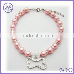 Customized Crown Pearl Pet Pendant Necklace for Dog Cat thumbnail-6