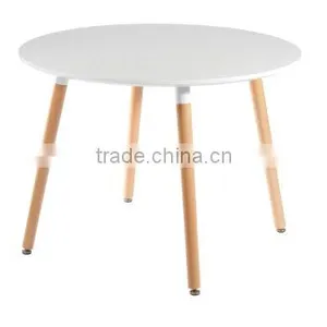 MDF Top With Wood Base Sean Dix Copine Coffee Dining Table Designed by Sean Dix thumbnail-1