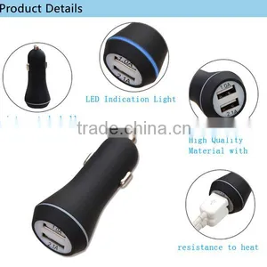 OEM Single 12v 3100amp 2 Port Usb Car Charger With Rubber Painting thumbnail-6