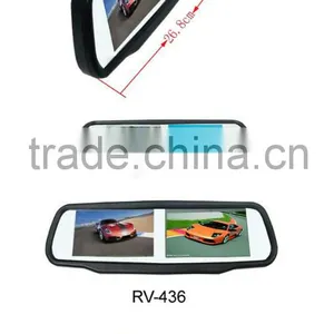 Popular Special Bracket Digital 4.3 Inch Car Reverse Lcd Mirror Monitor thumbnail-2