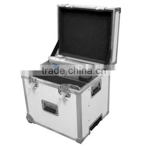 White Custom Aluminum Flight Cases With Trolley thumbnail-1