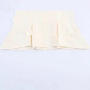 2025 New Chiffon Printed Women's Summer Outfit, New Cover Belly Slimming Round Neck Embroidered Bubble Sleeve Top thumbnail-2