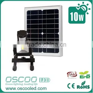 10W 20W 30w Portable Motion Sensor Rechargeable Led Solar Flood Light thumbnail-1