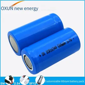 Oxun Lithium Battery 16340, 3.7v 500mah, for Flashlights, Toys and Power Tools thumbnail-3