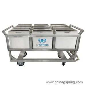 Industrial Dough Mould Cart for Bread Crumbs Production Line Dough Tray Trolley thumbnail-1