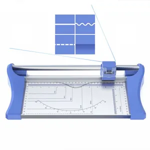 Premium 4-in-1 Rotary Paper Trimmer Cutter A4 12 Inch Perforation, Wave Scoring Creasing Robust Metal Steel Base Plate IDPC046 thumbnail-1