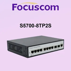 P0E L2 Managed Gigabit Ethernet PoE Switch, 8 Port 1G RJ45 With 2 Gig SFP Network Switch Focuscom S5700-8TP2S thumbnail-3