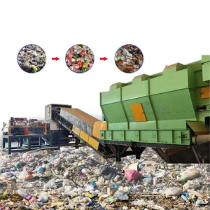 Municipal Garbage Waste With Automatic Sorting for Pyrolysis and Incineration Power Plants Landfill Garbage Sorting Machine EPC thumbnail-1