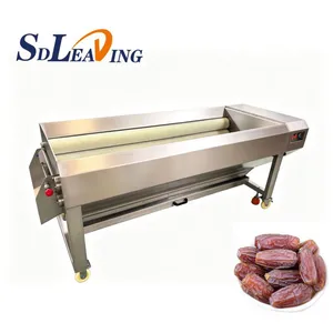 Automatic Palm Dates Brush Polishing Cleaning Machine Industrial Date Palm Dry Cleaner Polisher for Fruit Processing Factory Line thumbnail-4