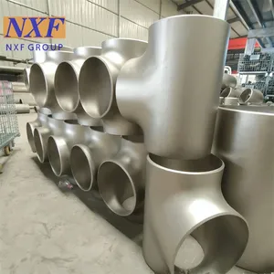 NXF UNS N06625 Alloy 625/2.4856/N06625 OD DN15-1200 Thickness SCH10-XXS Nickel Alloy Butt Welding Straight or Reducer Tee thumbnail-3