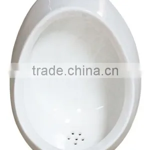 6201 Wall-mounted Ceramic White Quality Urinal, Egg Shaped Urinal, Splash-free Surface and Easy-to-mountain Performance Quality Choice thumbnail-2