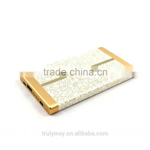 OEM/ODM 8000mah Mobile Leather Power Bank thumbnail-2
