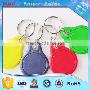 MDK13 FM11R08 Chip HF 13.56Mhz Rfid Keyfob Smart Key Tag Chain With Logo Number Printing thumbnail-5
