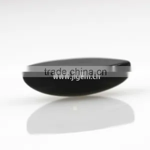 High Quality Natural Marquise Cabochon Cut Black Onyx Gemstone thumbnail-2