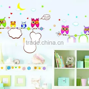 ALFOREVER Big Size Whiteboard Owl Tree Sticker,owl Tree Decals,owl Decals thumbnail-3