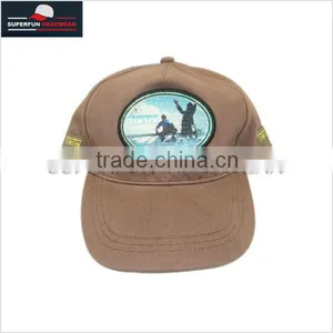 High Quality Patch Printed Logo Short Brim Baseball Cap thumbnail-1
