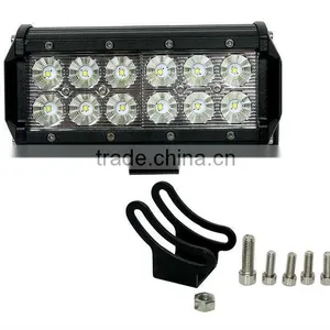 36w 7" Led 4x4 Atv Light Bar Reflector thumbnail-2
