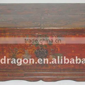 Mongolian Furniture Painted Chest thumbnail-1