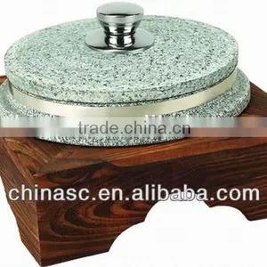 Stone Cooker Pot With Wood Frame Marble Granite Prices thumbnail-1