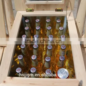 Outdoor Wooden Adirondack Chair With Cooler thumbnail-3