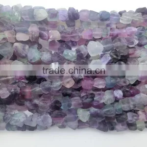 10-13*15*18mm Rianbow Fluorite , Semi Precious Stone,Rough Tumble-nugget Strand Stone thumbnail-2