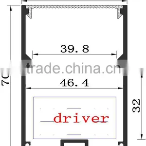 50x70mm 30W Hanging Pendant LED Linear Light thumbnail-4