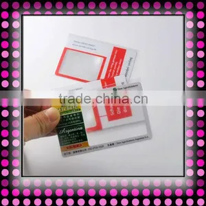 Good Promotion Gift Magnification 3X Pvc Magnifying Glass/hand Lens/eye Gauge thumbnail-1