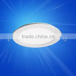Modern Residential White Body Recessed 18W Led Panel Lamp Round thumbnail-1