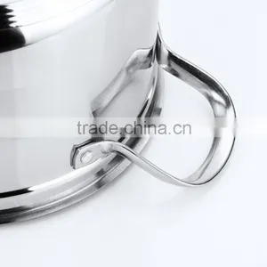 Large Stainless Steel Cookware Kitchenware Houseware Stock Pot 28cm thumbnail-5