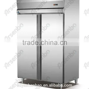 Fan Cooling Stainless Steel Upright Refrigerator Freezer/1360L Commercial Deep Freezer thumbnail-1