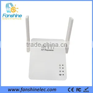 Fanshine Hot Sales Outdoor 300Mbps Mini White Color Wifi Repeater Support Wireless Switch thumbnail-1