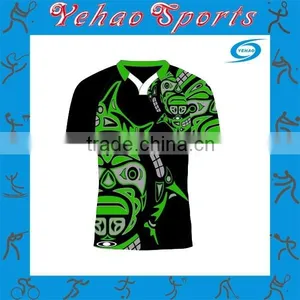 Tight Fit Custom Design Sublimation Rugby Practice Shirts thumbnail-1