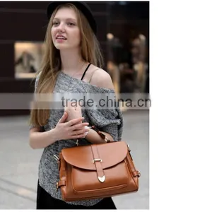 China Hot Selling Brand Women's Tote Business Bag Preppy Style Solid Shoulder Handbag thumbnail-5