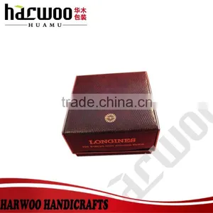 Creative Watch Packaging,single Leather Watch Box,PU Leather Watch Box With Hot Stamp Logo thumbnail-1