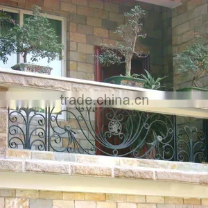Top-selling Modern Wrought Iron Balcony Railings thumbnail-1