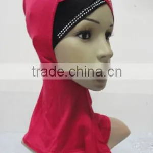 C079 New Style Two Color Ninja Hats With Rhinestones,neck Cover Hats thumbnail-2