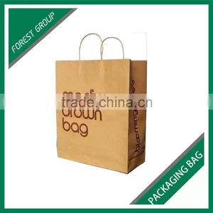 FACTORY SUPPLY CUSTOMIZED LOGO PAPER KRAFT BAG thumbnail-2