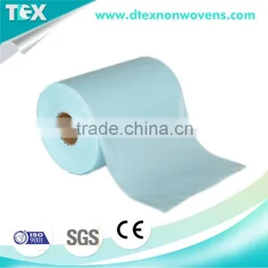 Strong Detergency Super Absorbent Spunlace pp Non-woven Fabric for Towel Rolls, Family Wipes thumbnail-5