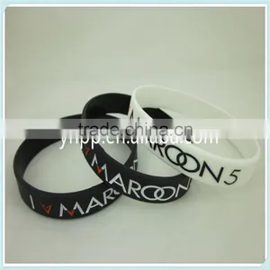 Bulk Cheap Promotional Silicone Wristband Bracelet, Debossed Logo thumbnail-4